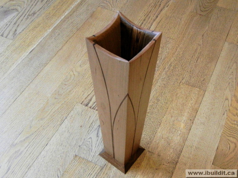 how to make a wooden vase